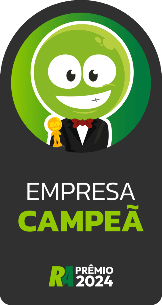 Selo Empresa Campeã — Prêmio Reclame Aqui 2024